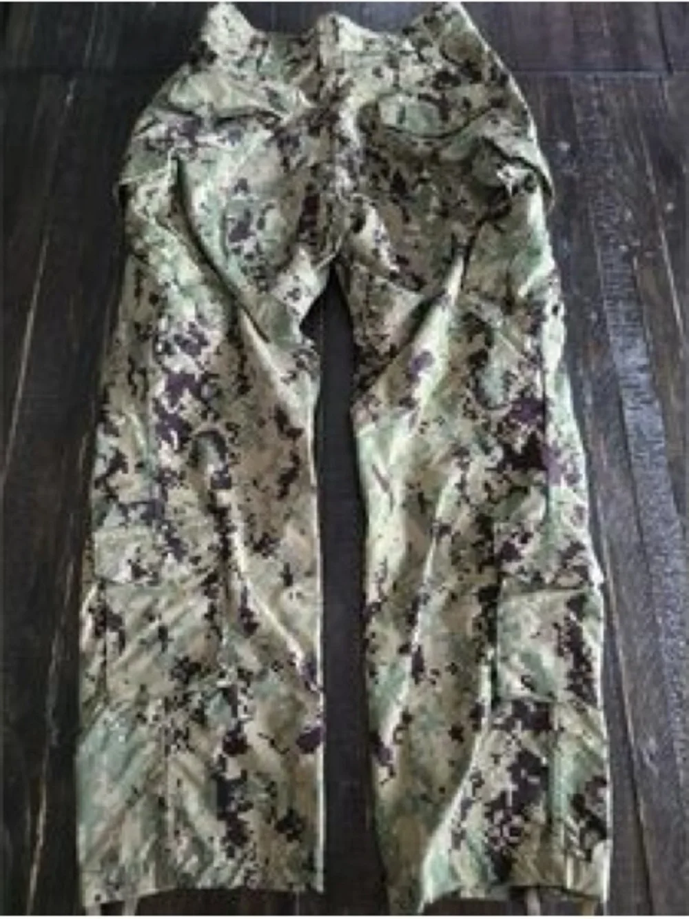 Men's Camo Tactical Pants - Green Woodland Print